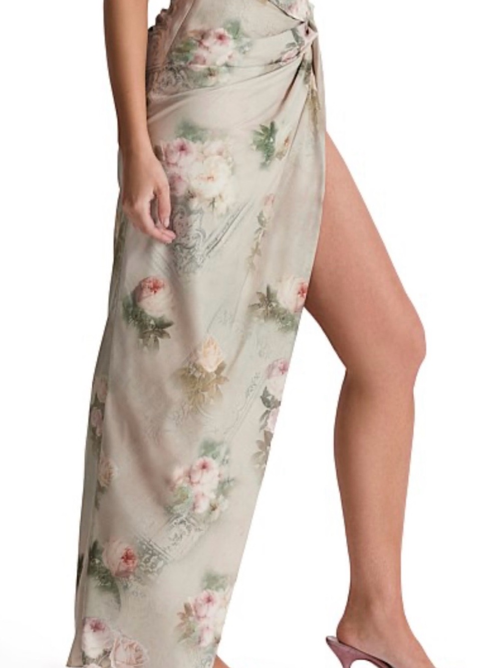 House Of CB- Vesper slit skirt size XS